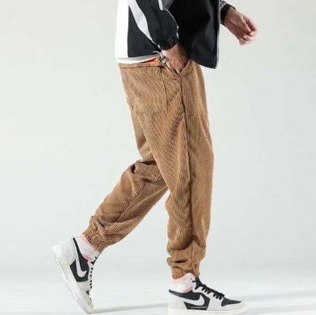 Cozy women's corduroy pants – stylish design, high-quality fabric, for versatile occasions 6