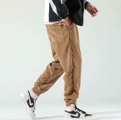 Cozy women's corduroy pants – stylish design, high-quality fabric, for versatile occasions 6