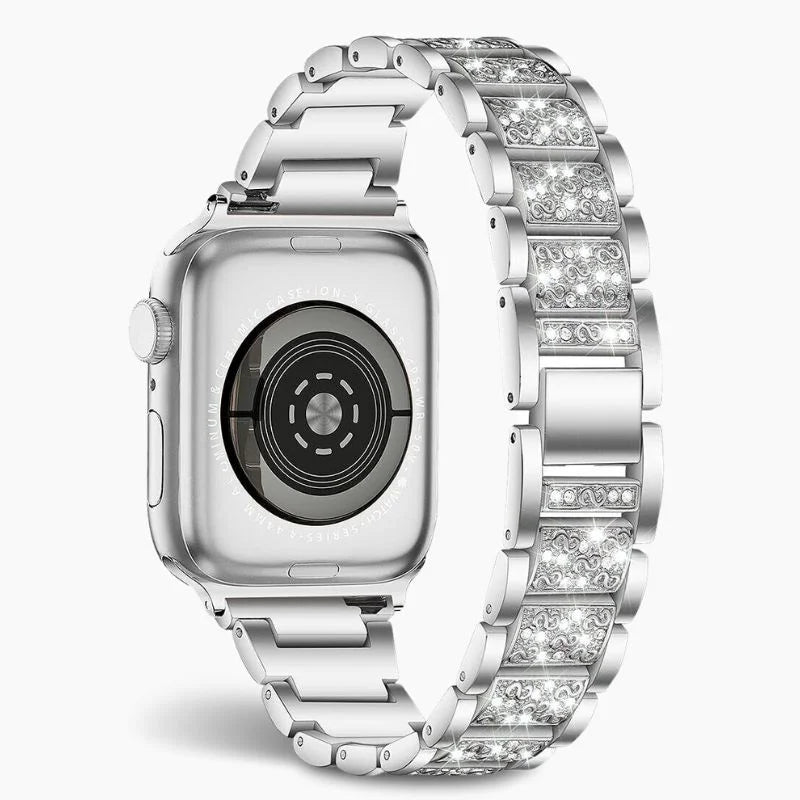 Watch Apple Band Rose Gold Crystal Bracelet Strap Gift