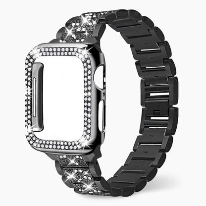 Watch Apple Band Rose Gold Crystal Bracelet Strap Gift