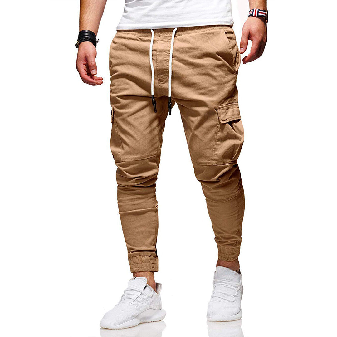 Durable men's cargo pants – contemporary fit, breathable fabric, for outdoor adventures 0