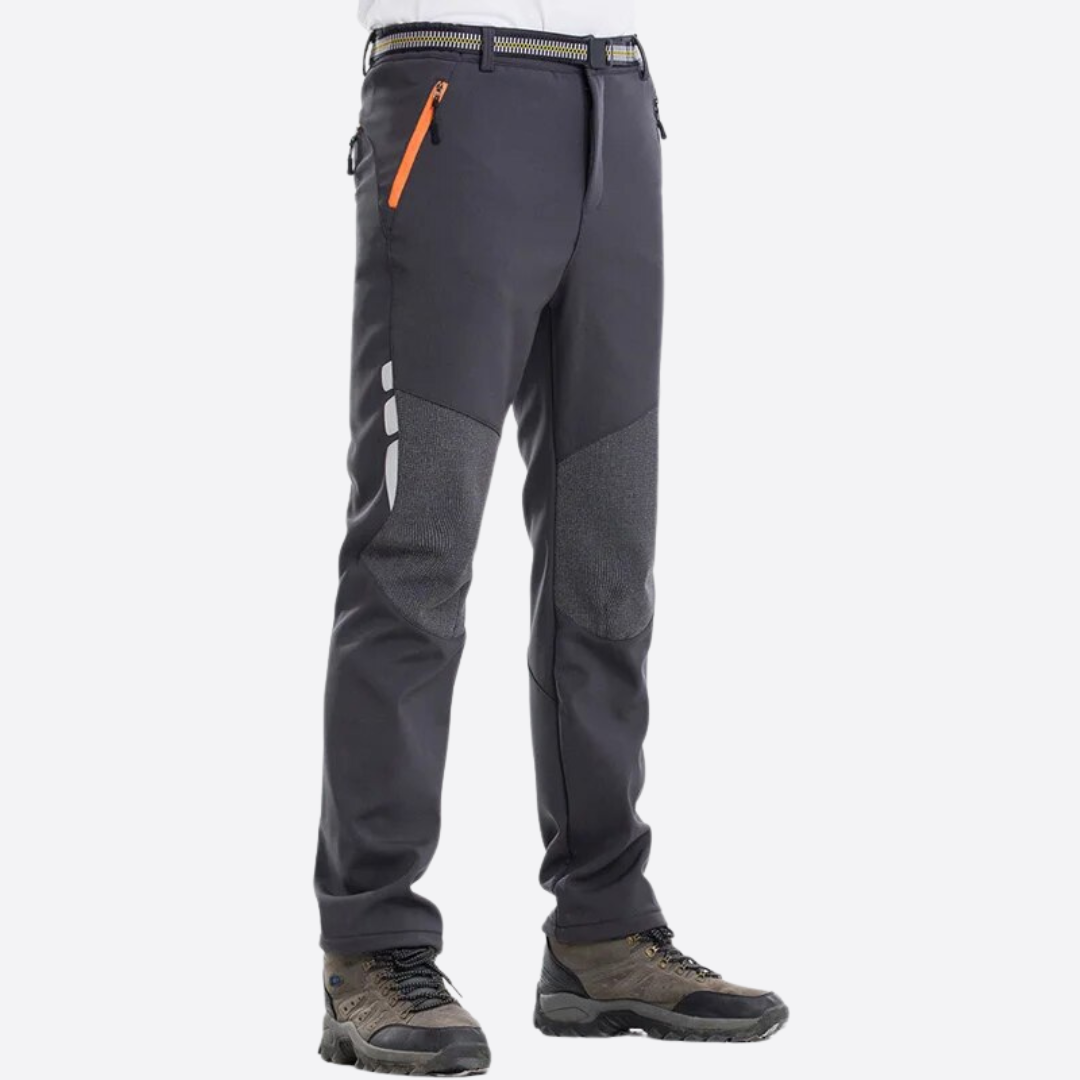 Durable men's waterproof outdoor pants – elastic fit, breathable fabric, for trekking 0