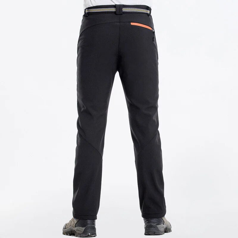 Durable men's waterproof outdoor pants – elastic fit, breathable fabric, for trekking 4