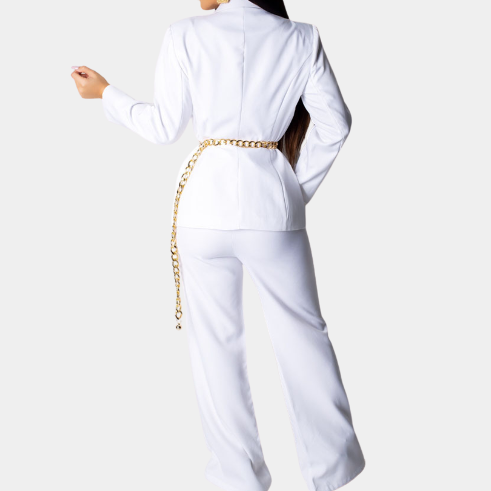 Elegante Damen Blazerset – sommerliche Edition, gemischte Chemiefasern, für besondere Anlässe 2