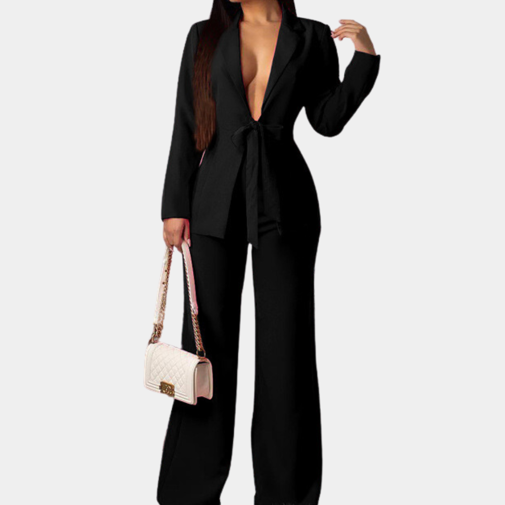 Elegante Damen Blazerset – sommerliche Edition, gemischte Chemiefasern, für besondere Anlässe 3