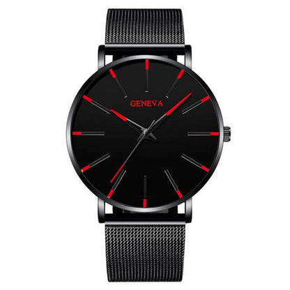 Elegante Herren Business-Uhr – ultraflach, Edelstahl, für Alltag und besondere Anlässe 10