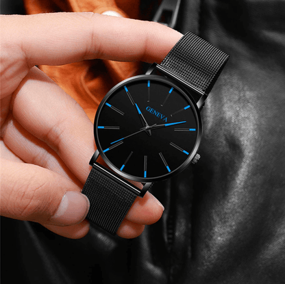 Elegante Herren Business-Uhr – ultraflach, Edelstahl, für Alltag und besondere Anlässe 3