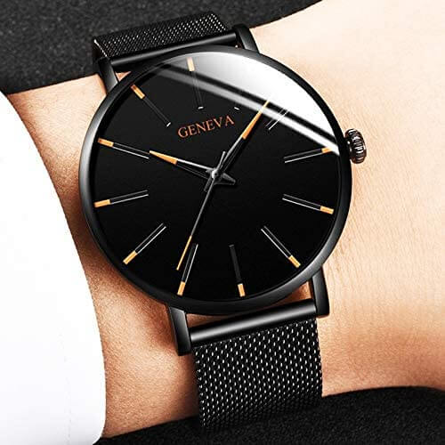 Elegante Herren Business-Uhr – ultraflach, Edelstahl, für Alltag und besondere Anlässe 7