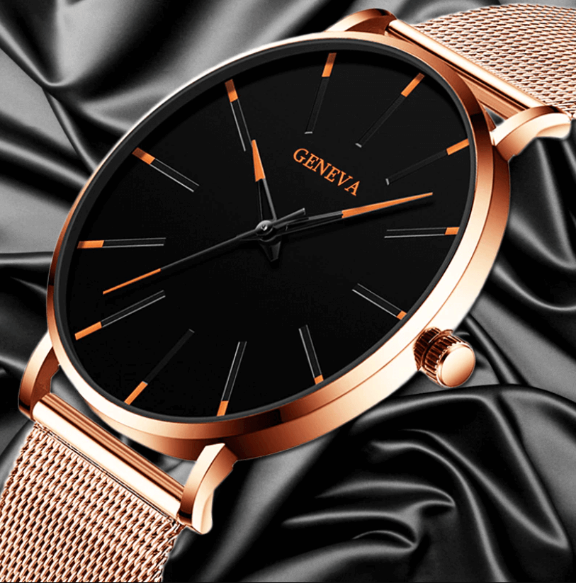 Elegante Herren Business-Uhr – ultraflach, Edelstahl, für Alltag und besondere Anlässe 8
