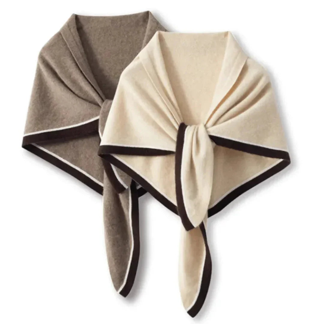 Plush Women’s Triangular Scarf - Cashmere For Layering
