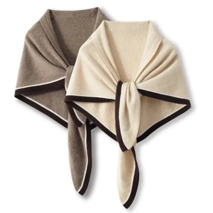 Plush Women’s Triangular Scarf - Cashmere For Layering