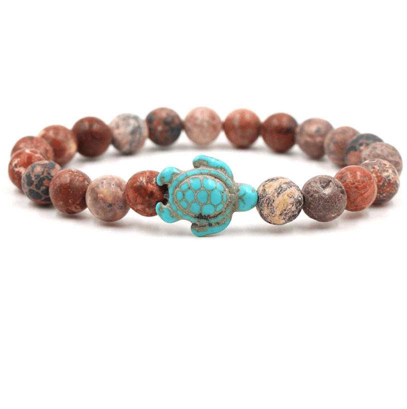 Empowering unisex gemstone bracelet – elastic design, zinc alloy, for beach outings 10
