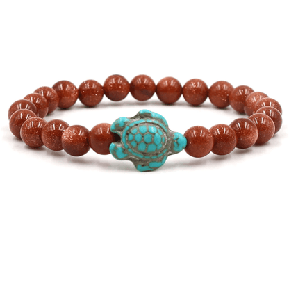Empowering unisex gemstone bracelet – elastic design, zinc alloy, for beach outings 2