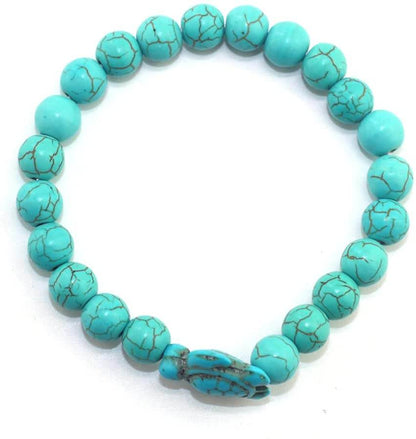 Empowering unisex gemstone bracelet – elastic design, zinc alloy, for beach outings 6