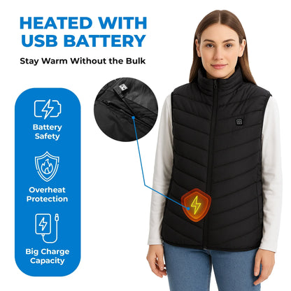 Heated Vest Nine Zone Light Outdoor Fall 2025 Warmth