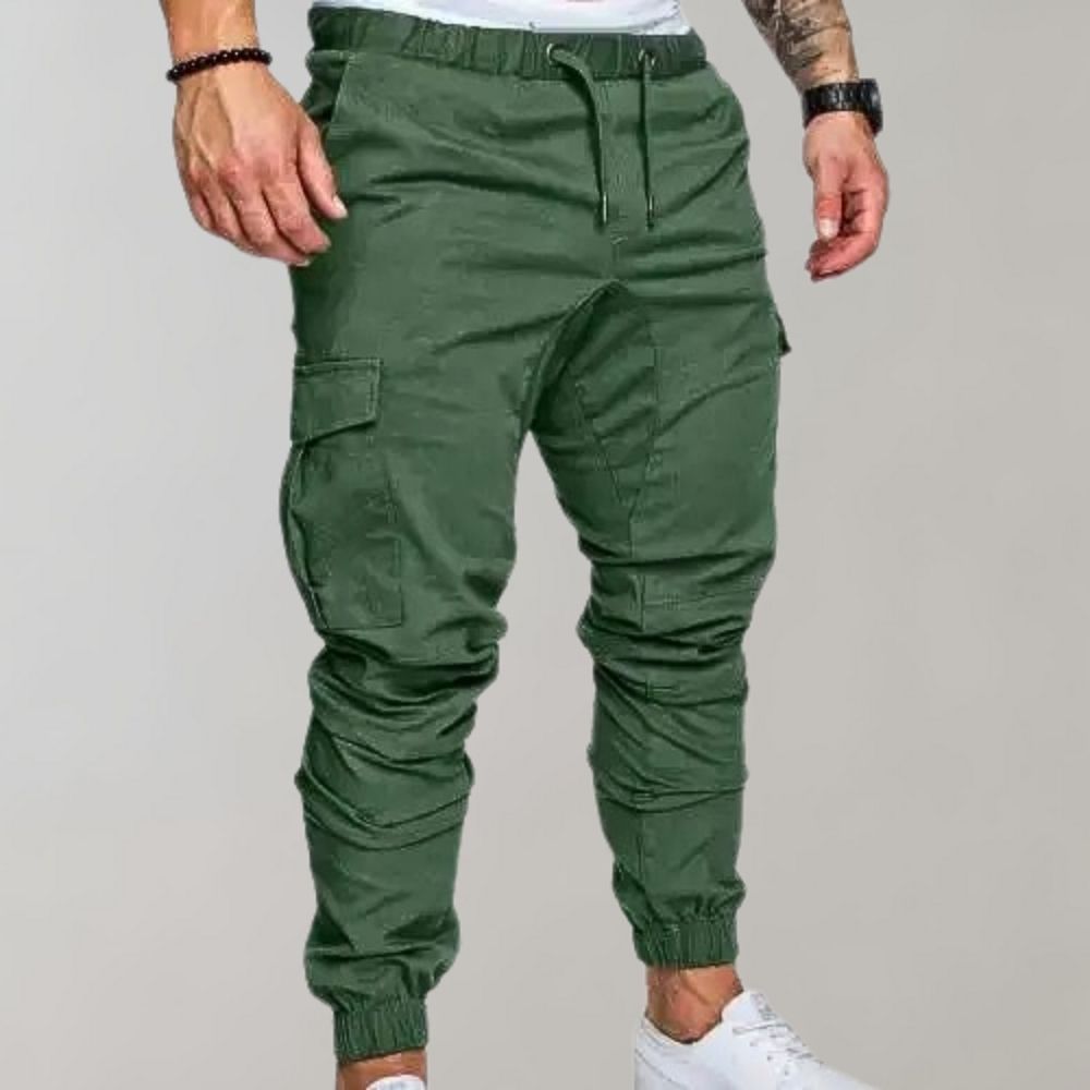 Flexible men's cargo shorts – breathable stretch fabric, perfect for casual outings 1