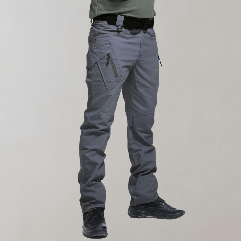Flexible men's tactical cargo pants – breathable stretch fabric, for gym and casual wear 7