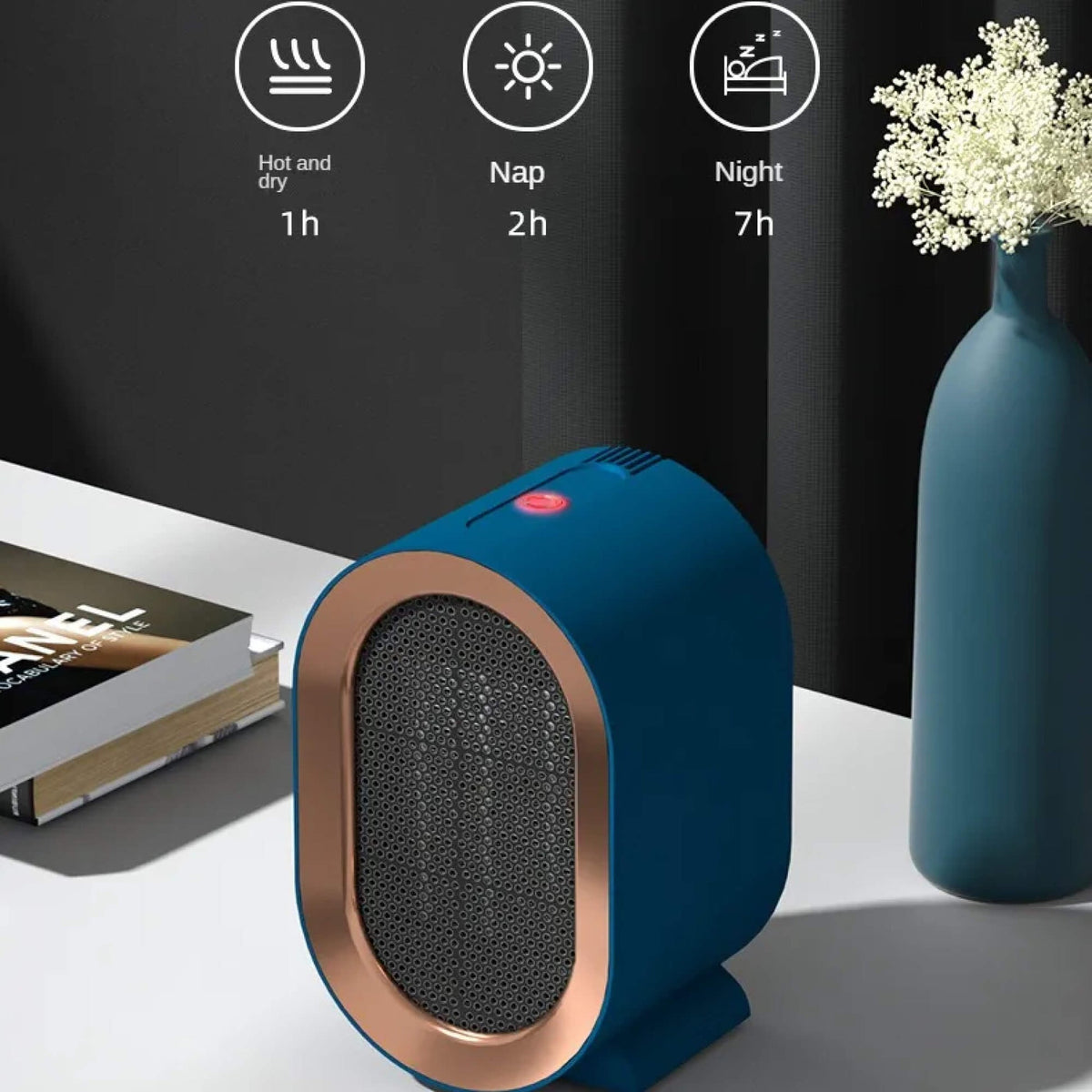 Space Heater Compact Ceramic Energy Efficient Fall 2025 Cozy Warmth For Any Room Living Room