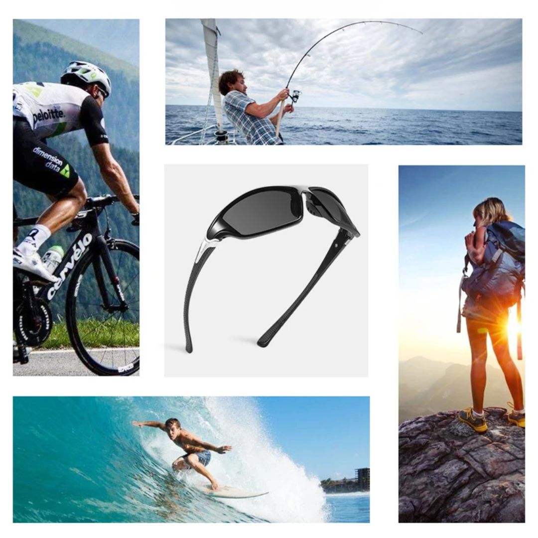 Funktionale Sportbrille für Herren und Damen – gepolarisierte Gläser, leicht, für Outdoor-Aktivitäten 3