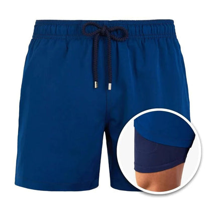 Variant image for Stylish Men's Swimwear Quick-Dry Swim Trunks with Modern Fit and Practical Pockets for Beach and Pool-19