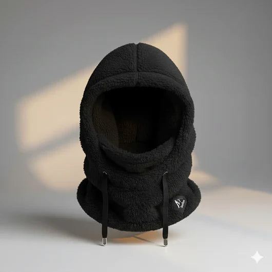 Full-Face Fleece Balaclava with Drawstring – Warm & Cozy Balaclava Hood