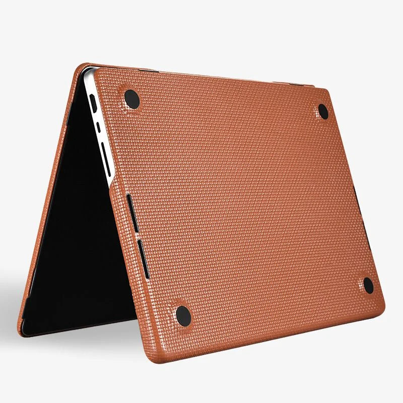 Pro MacBook Leather Case 14 16 Inch Textured Slim Shell