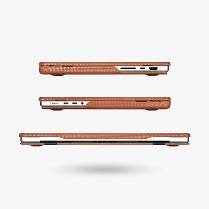 Pro MacBook Leather Case 14 16 Inch Textured Slim Shell