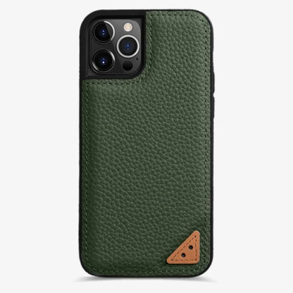 Leather Iphone 13 Case Red Slim Deluxe Protective Cover