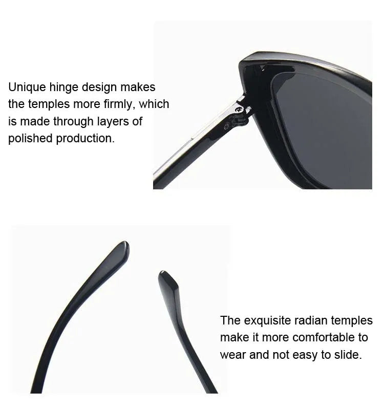Glamouröse Damen Katzenaugen-Sonnenbrille – Vintage-Design, Kunststoff, für Sommer 2025 7