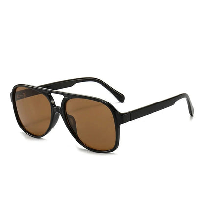 Pilot Retro Sunglasses Unisex Fashion Polarized Shades Gradient Color Outdoor Wear