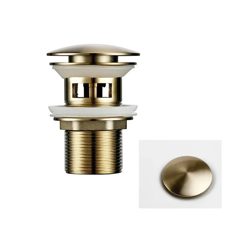 Pop2026 Edition Up Drain Button Sink Stopper Corrosion Resistant Bathroom Accessory For Kitchen Or Bath Contemporary Renovation