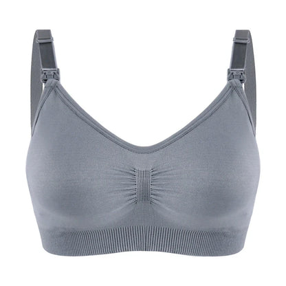 seamless wire-free maternity, nylon, all seasons – Breathable women's nursing bra
