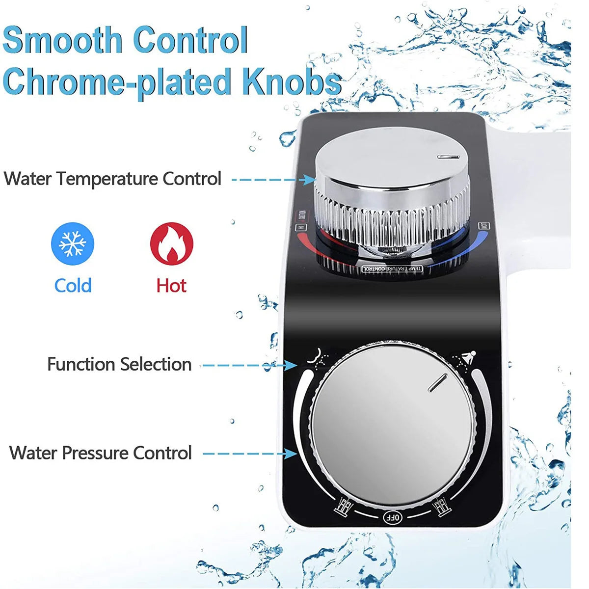 Bidet Toilet Seat Attachment Dual Nozzle Self Cleaning Non Motor-Driven Fall 2026 Household Upgrade