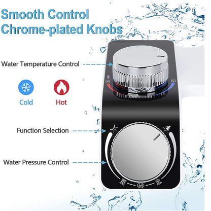 Bidet Toilet Seat Attachment Dual Nozzle Self Cleaning Non Motor-Driven Fall 2026 Household Upgrade