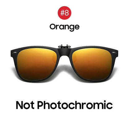 Sunglasses Photochromic Flip-Up Clip-On Polarized Lenses for Driving Summer 2026 Trend Gift Idea