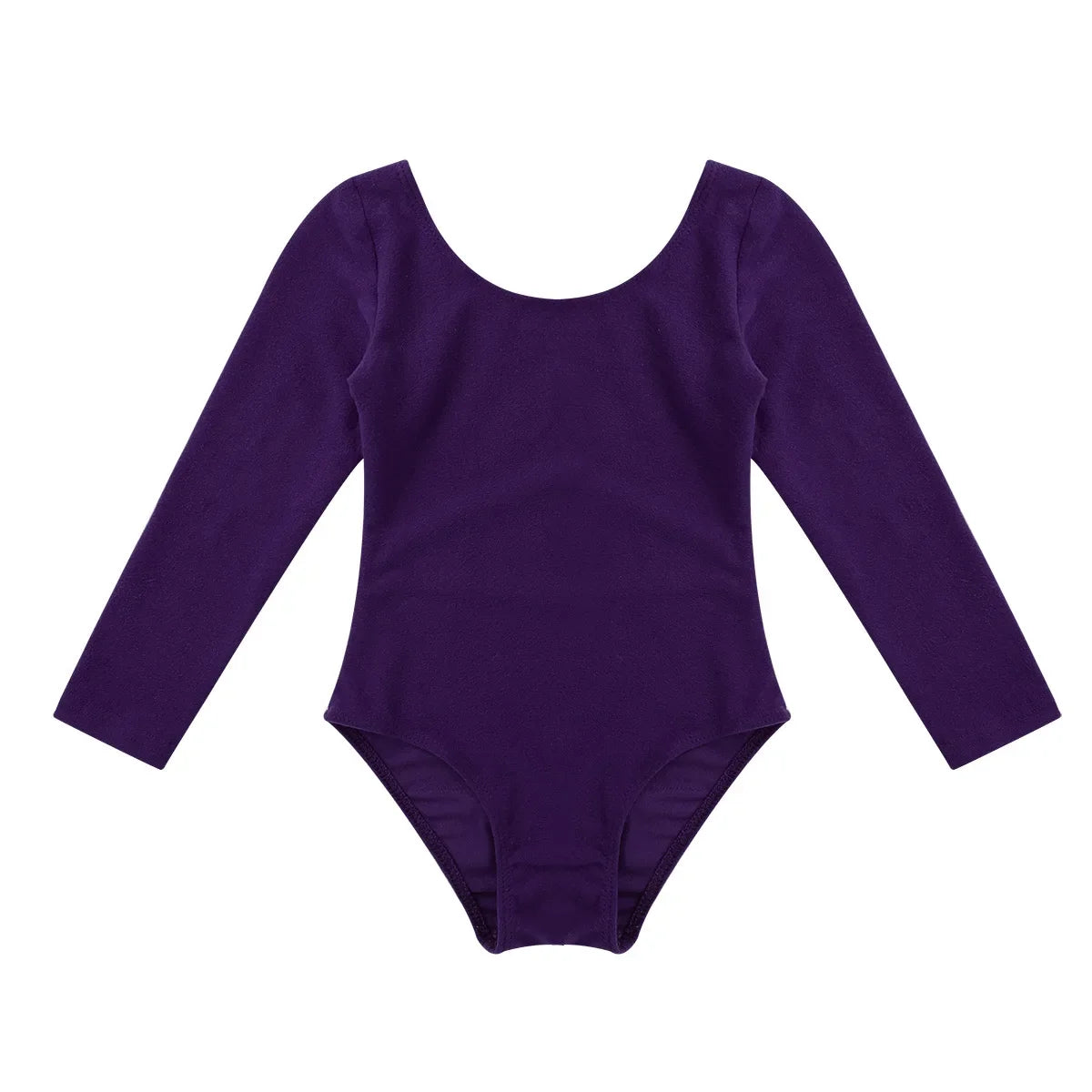Plush, Sturdy Girls' Leotard - Long Sleeve, Polyamide, Elastane, Polyester, Dance Class