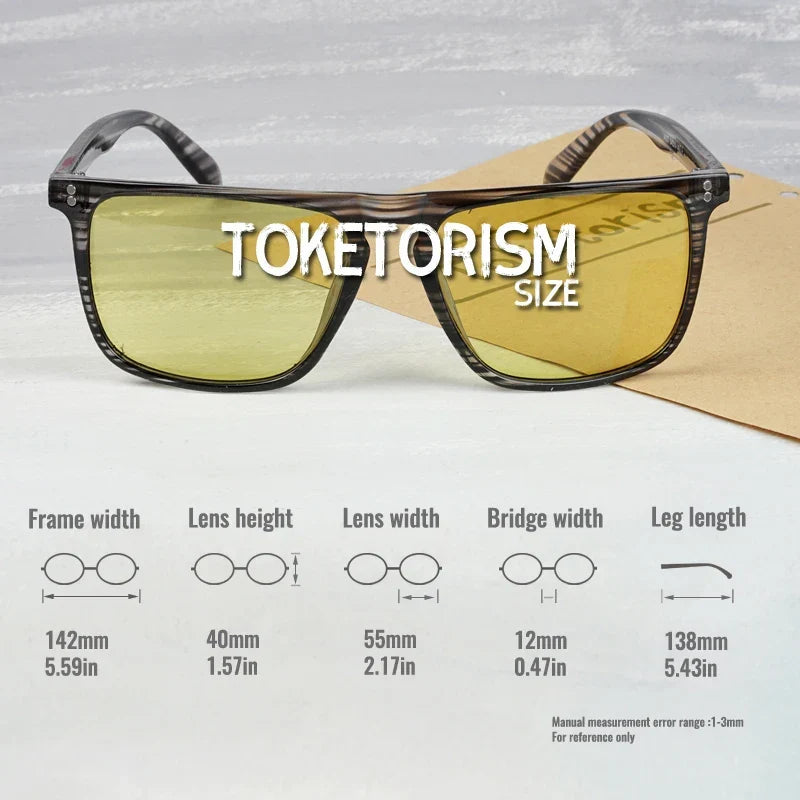 Photochromic Sunglasses Polarized Lenses For Driving Day And Night Comfort Light Frame Fall 2025 Trend