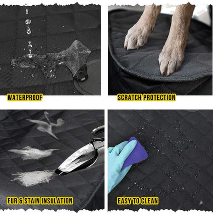 Waterproof2025 Edition Car Seat Cover Heavy Duty 1000D Oxford Fabric Quilted Pet Seat Protector For Clean Rides Fall