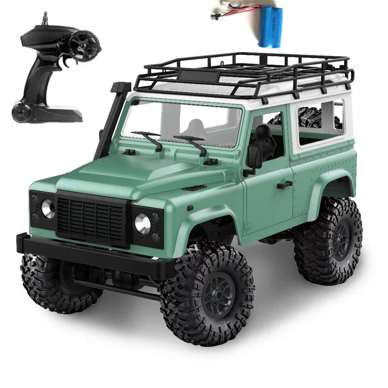 Truck RC 1/20 Scale 4WD Off Road Climbing Buggy Light 2.4G Remote Control Car All Terrain Toy Fall 2025 Gift Idea