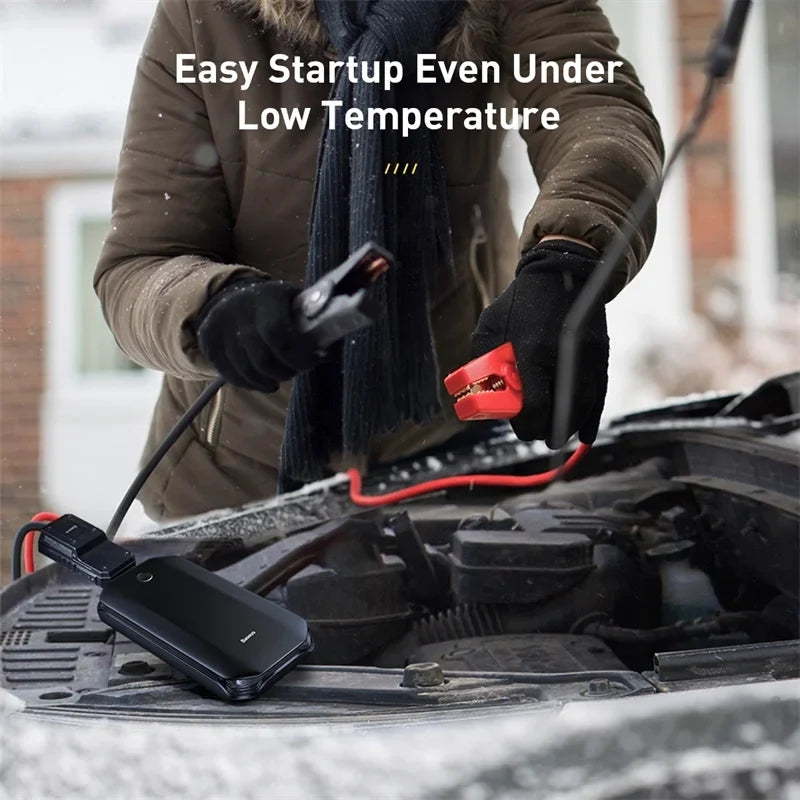 Car Jump Starter 800A Travel-Friendly Power Bank For Auto Emergency Booster, Fall 2025 Road Trip Ready
