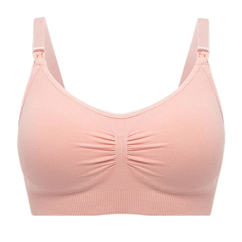 seamless wire-free maternity, nylon, all seasons – Breathable women's nursing bra