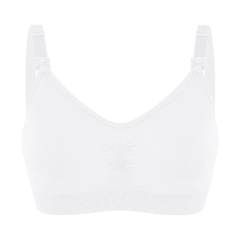 seamless wire-free maternity, nylon, all seasons – Breathable women's nursing bra