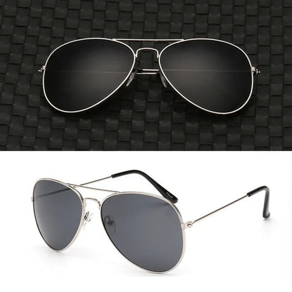 Double 2025 Bridge Aviation Sunglasses for Women - UV400 Alloy Frame Mirror Glasses