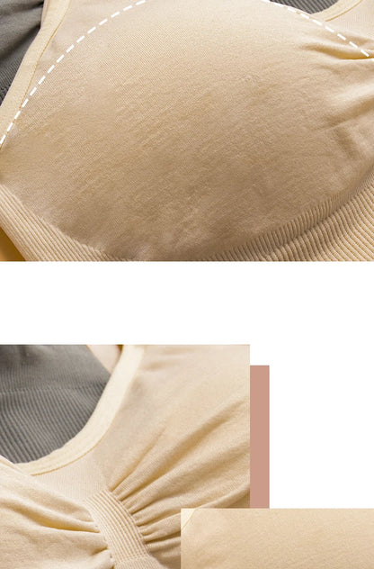 seamless wire-free maternity, nylon, all seasons – Breathable women's nursing bra