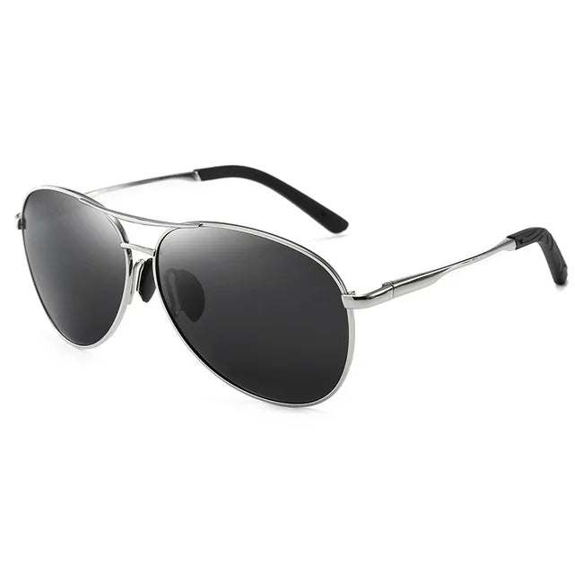 Metal Aviation Frame Color Changing Sunglasses for Men, Pilot Day Night Vision Driving