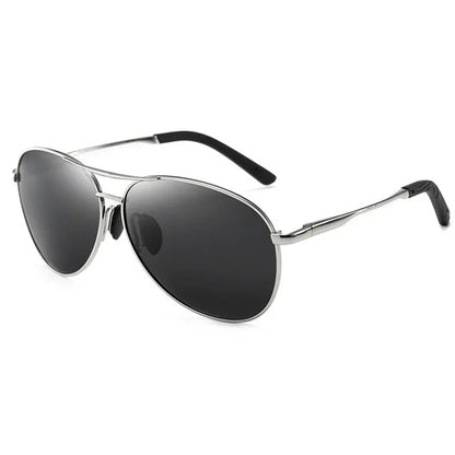 Metal Aviation Frame Color Changing Sunglasses for Men, Pilot Day Night Vision Driving