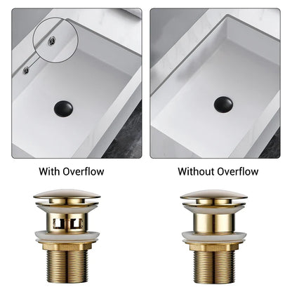 Pop2026 Edition Up Drain Button Sink Stopper Corrosion Resistant Bathroom Accessory For Kitchen Or Bath Contemporary Renovation