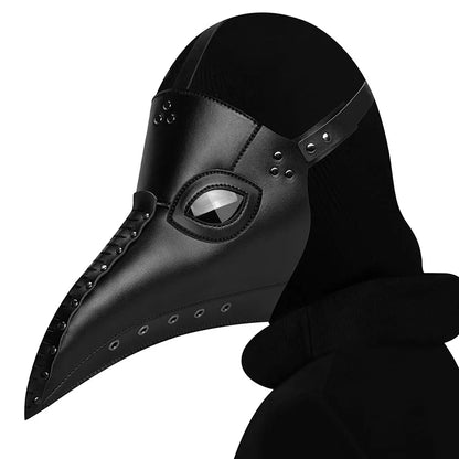 Plague2025 Edition Doctor PU Leather Mask Steampunk Halloween