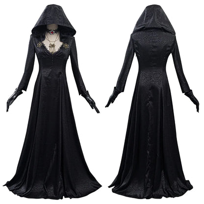 Vampire Lady Cosplay Costume from Evil Village - Top-Grade Quality Outfit for Halloween, Conventions, and Themed Parties