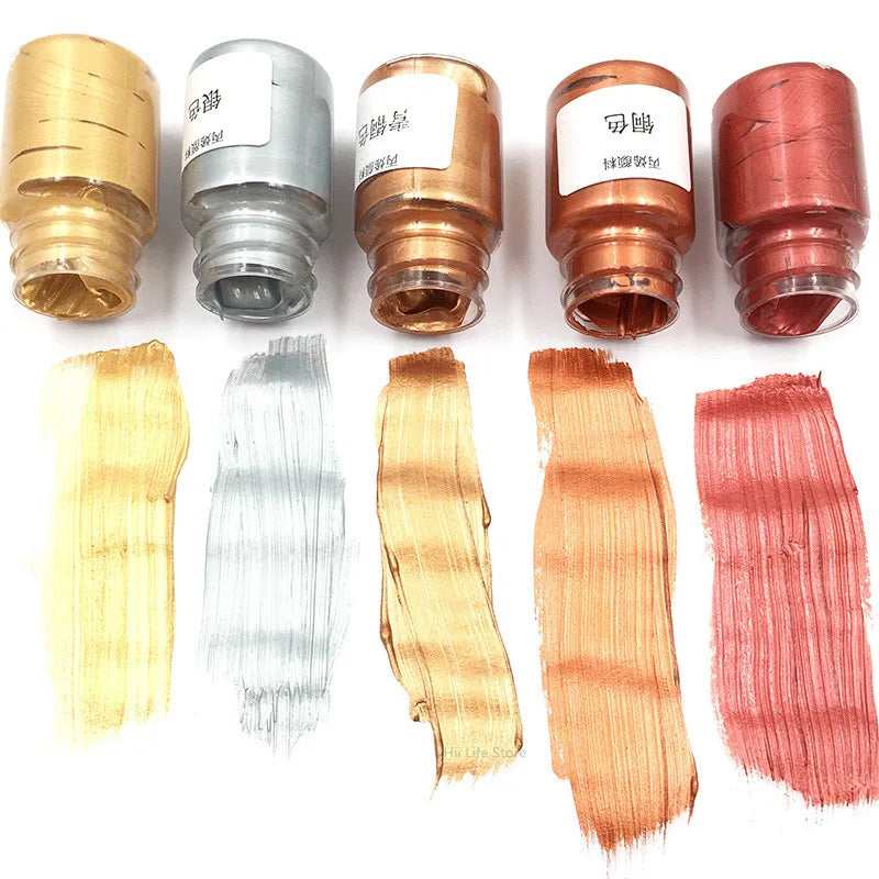 Acrylic Paint Metallic Water-Resistant Non Fading for Statuary and DIY Graffiti Crafts TikTok Viral 2026 Gift